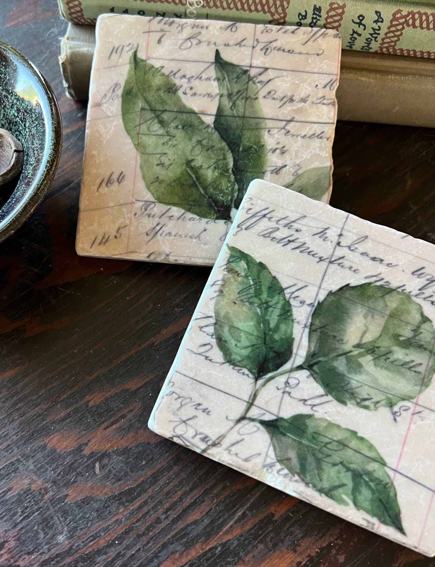 In Her Garden Stone Coaster