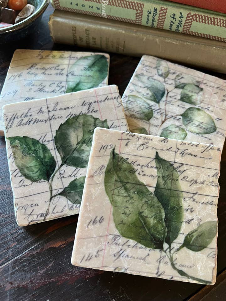 In Her Garden Stone Coaster