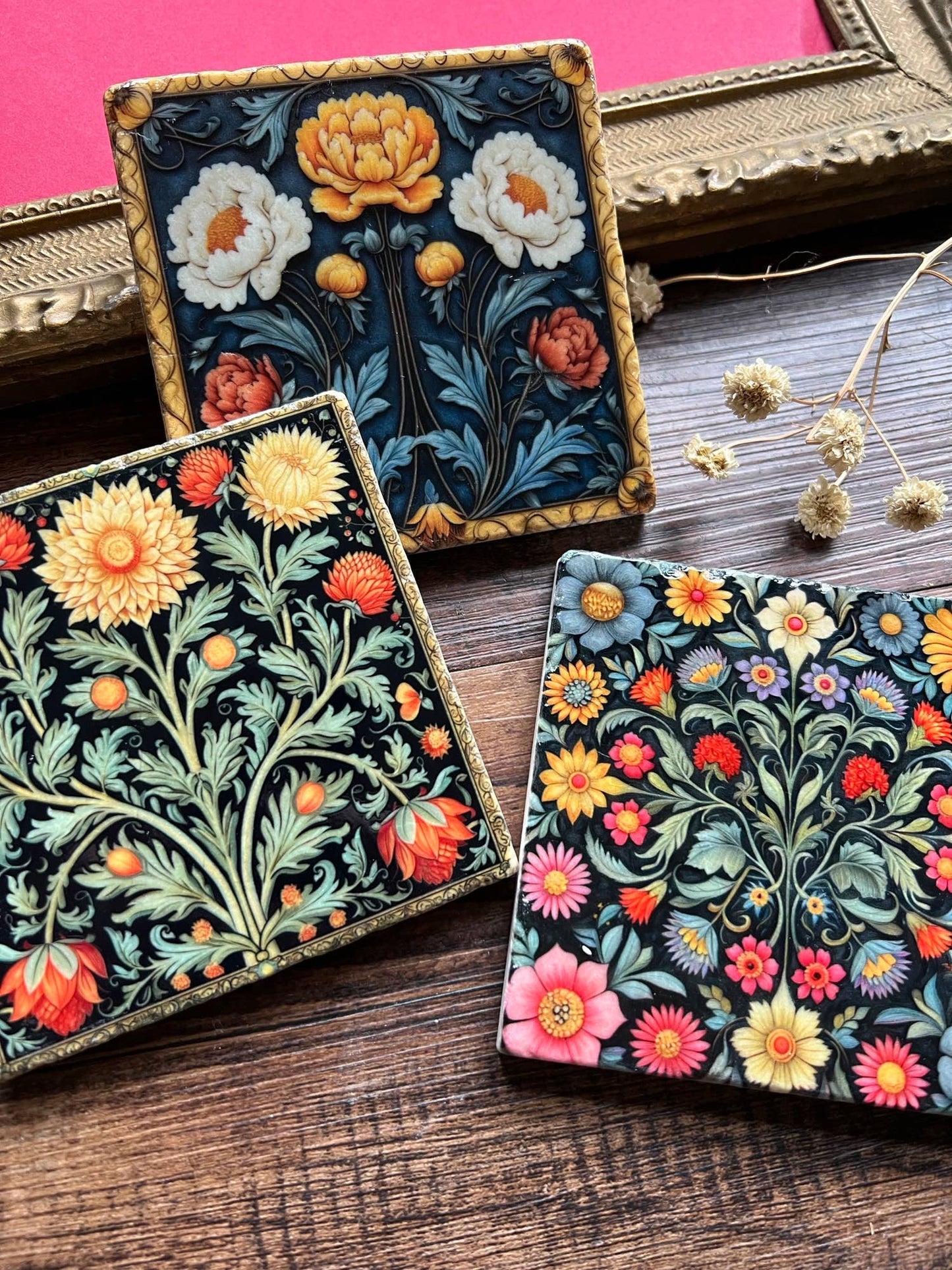 William Morris Stone Coaster