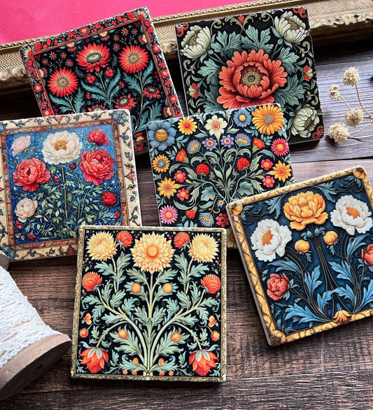 William Morris Stone Coaster