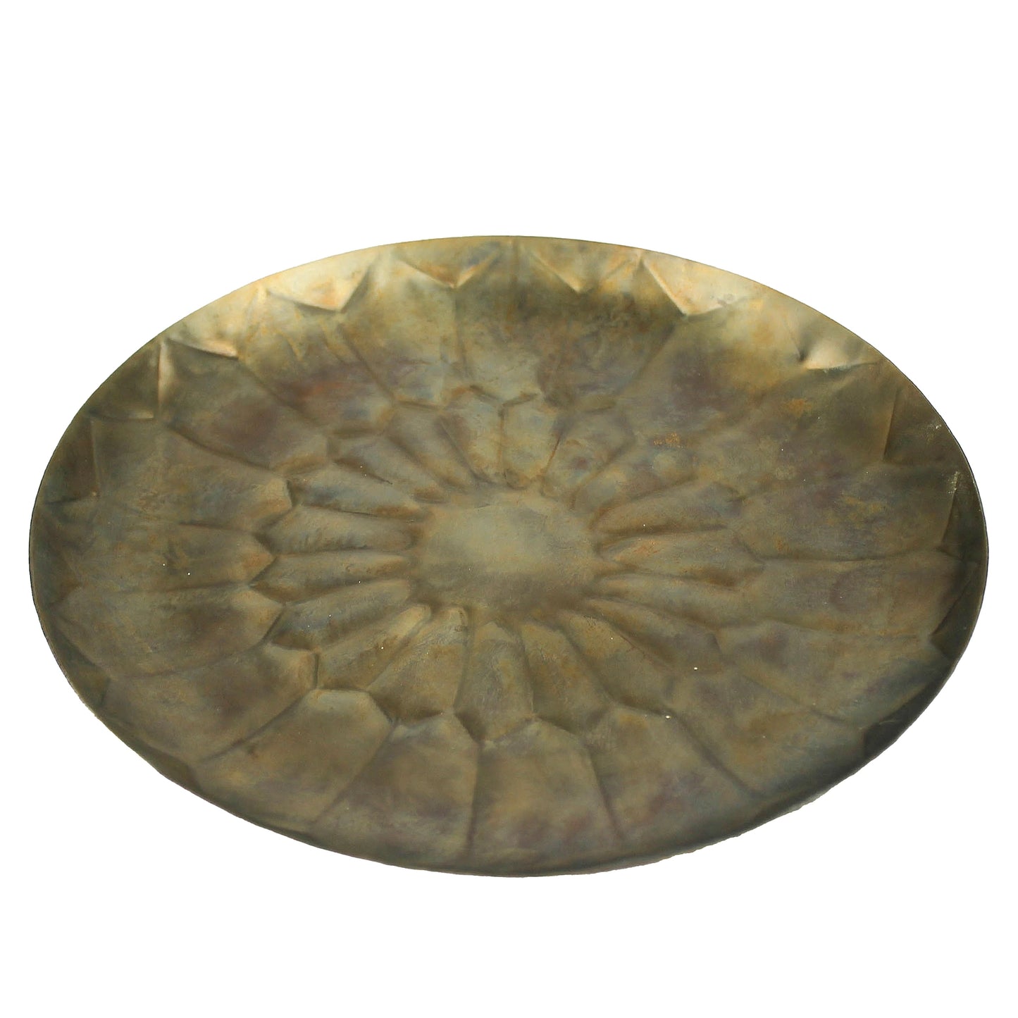 Pressed Brass Circle Tray