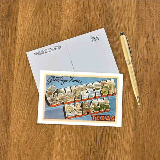Postcard TX-713 Greetings from Galveston