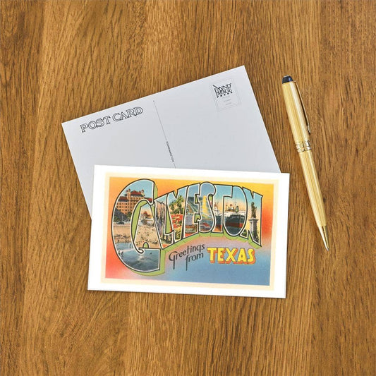 Postcard TX-712 Greetings from Galveston